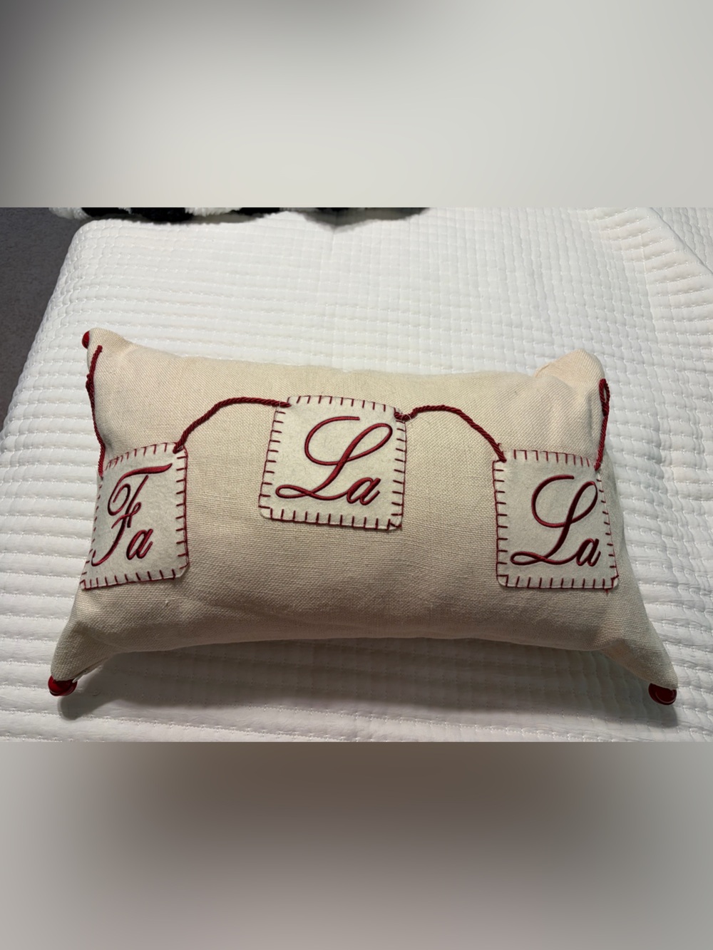 Pottery Barn FA LA LA Decorative Pillow
